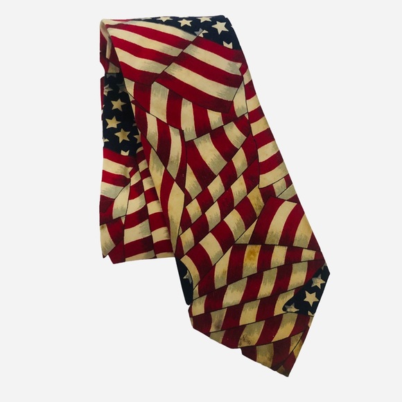 American Flag Tie - Picture 8 of 11